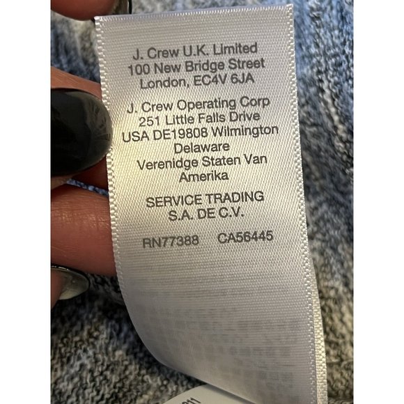 Madewell Womens Gray Cotton Blend Pockets Open-Front Long Cardigan Size Small - Picture 11 of 13
